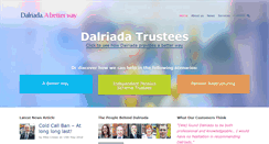 Desktop Screenshot of dalriadatrustees.co.uk