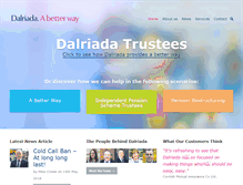 Tablet Screenshot of dalriadatrustees.co.uk